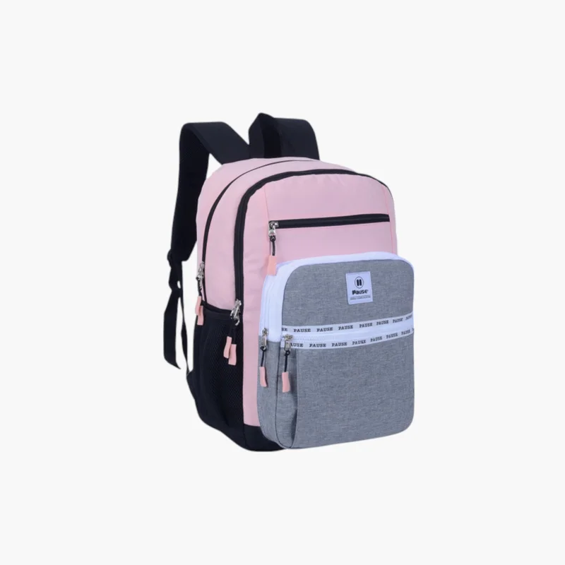 PAUSE Colourblock School Backpack for Kids